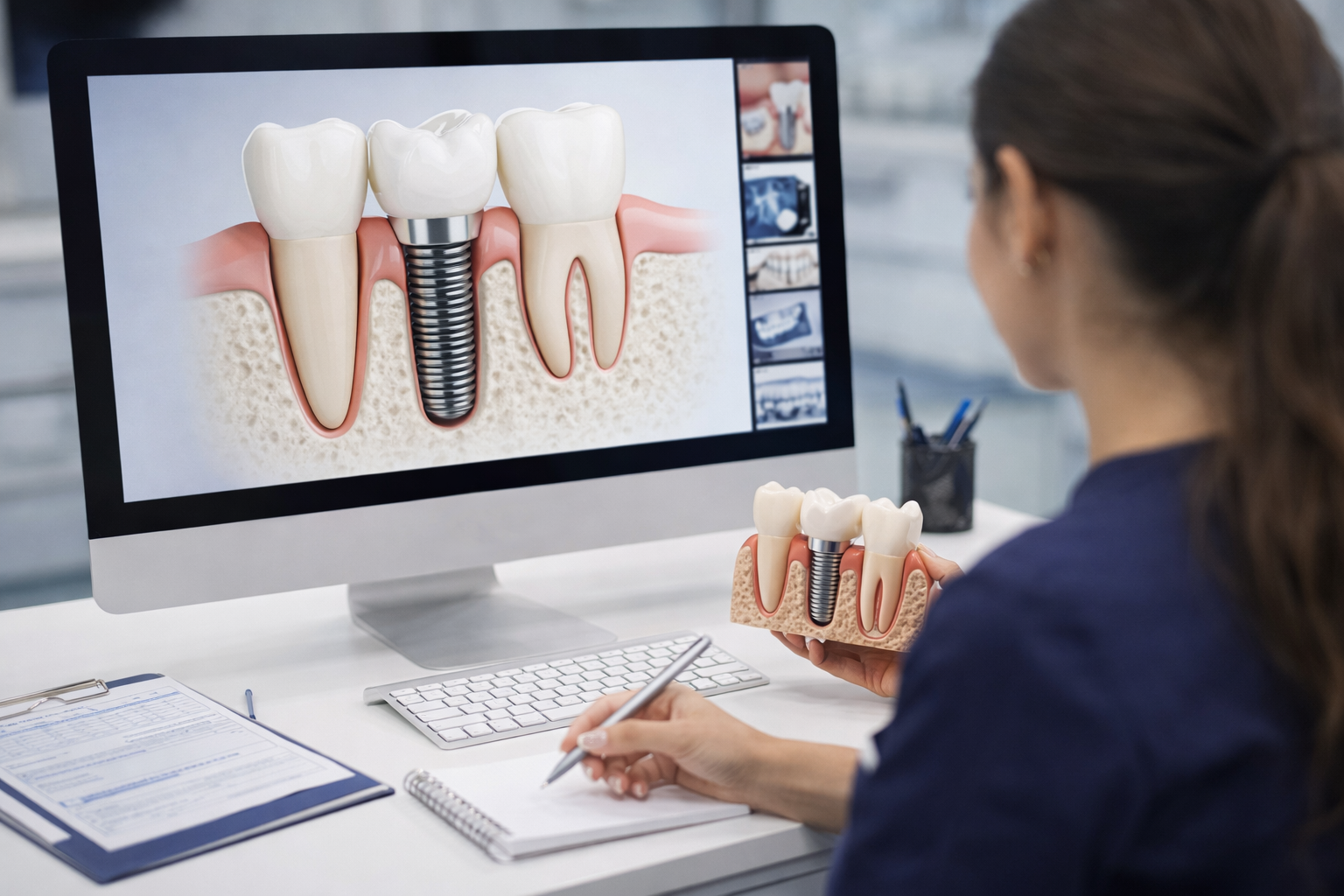 Implant planning and CBCT visualisation